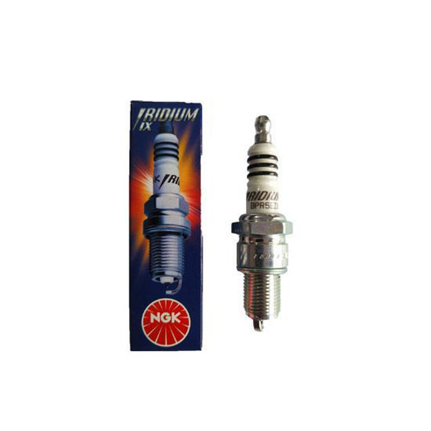 Imagen de Bujia Bpr5Eix Iridiun Yamaha Dtk Suzuki Ts185 Ts125 Ax100 Rosca Larga 13/16