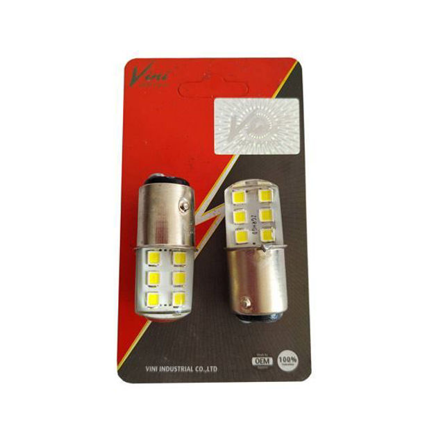 Imagen de Bombillo Led Stop Luz Intermitente Freno Blanco Verde Rojo Vini