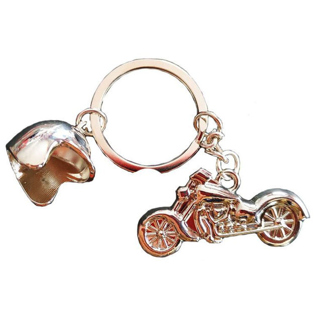 Imagen de Llavero Casco y Moto