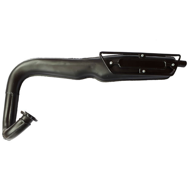 Imagen de Escape  Yamaha Dt Trail Negro Tipo Original