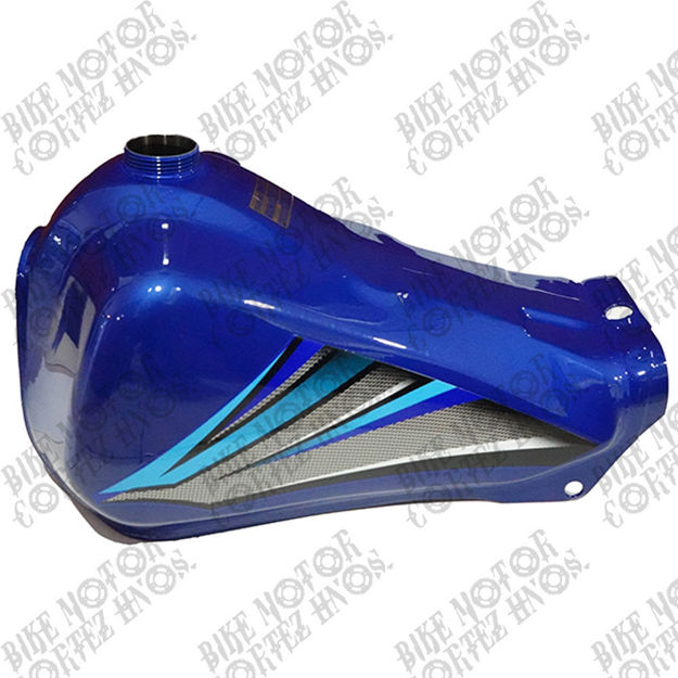 Imagen de Tanque Gasolina Yamaha Dtk125 Dtk175 Azul Rosca Rcp