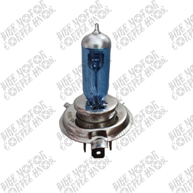 Imagen de Bombillo Halogeno H4 Triceta 12V 35/35W Luz Blanca