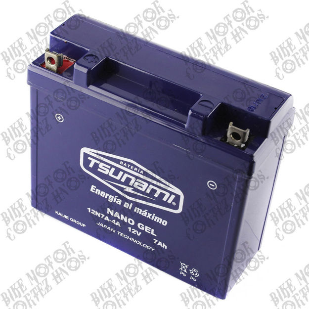 Imagen de Bateria Convencional 12N7-4A 12V-8Ah Gel (Ancha) IGM WIND200 FX200 RANGER 250 GY50