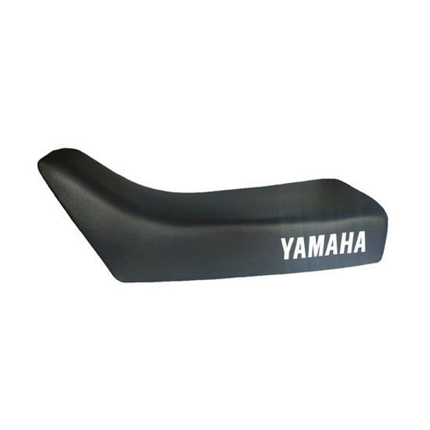 Imagen de Sillin Montura Yamaha Dtk125 Dtk175 Negro Con Costura Base plastica + Platinas Tapivan