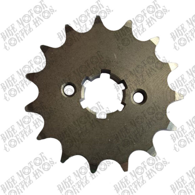 Imagen de Piñon Motriz 428H 15D Yamaha Dtk Yb125 5VL Xtz125 Xt225 Suzuki Ax100 Gixxer150 Ts125Er Riffel 26548