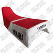 Imagen de Sillin Montura Yamaha Dtk125 Dtk175 Bicolor Con Costura Base plastica sin Platinas Rojo Blanco