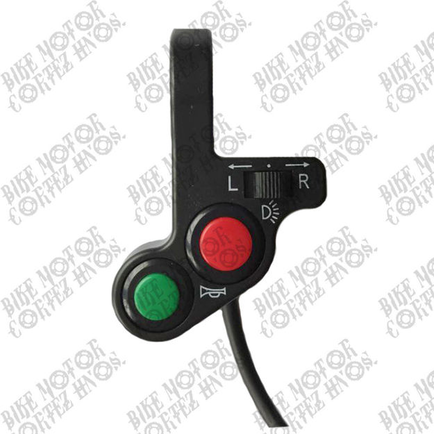 Imagen de Comando Luces Lujo Universal Yamaha Dtk Dte Calimatic Rx100 Rx115 Rx125 Rx135 Suzuki Ts125 Ts185 Ax100 Dr200 Honda Tornado Xr250