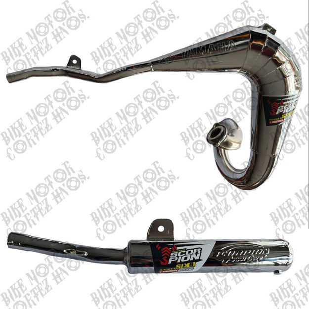 Imagen de Escape Pipeta Yamaha Dte Calimatic Escorpion Cromado