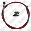 Imagen de Manguera Freno Delantero Alto Desempeño Blindada Yamaha Dtk175 Azul Rojo Raceline