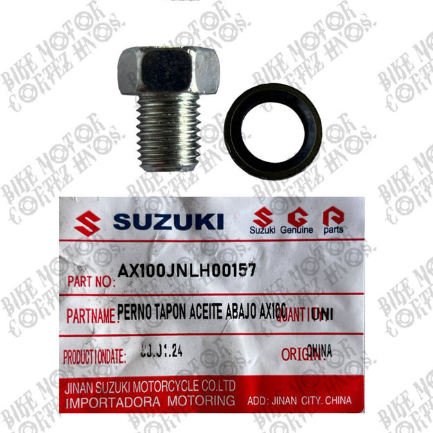 Imagen de Perno Tapon Arandela Carter Inferior Suzuki Ax100 JNLH00157