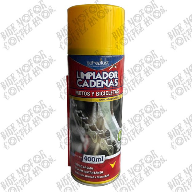 Imagen de Limpiador Spray Cadena Senfineco 400Ml Yamaha Dtk125 Dtk175 Dte Calimatic Trail Rx100 Rx115 Rx125 Rx135 Yb125 5VL Suzuki Dr200 Ts125 Ts185 Ax100 Honda Tornado Xr250