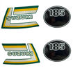 Imagen de Calcomania Suzuki Ts185 Ts125 Ts250 Laterales Y Tanque Antigua