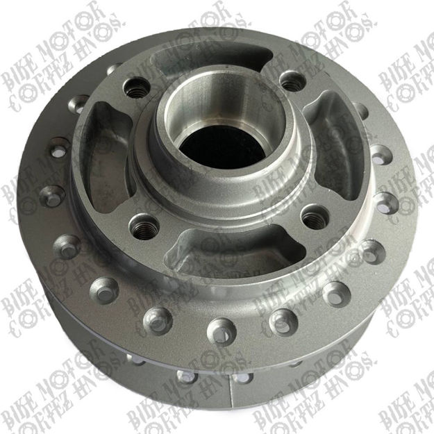Imagen de Manzana Delantera Gris Yamaha Rx115 Freno Disco 4X8-F5111-00-WN Keyman