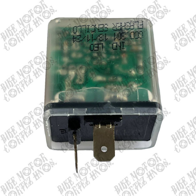 Imagen de Flasher  Electronico 6v 12v Leo Yamaha Rx100 Rx115 Rx125 Rx135 Dte Calimatic Trail Dtk125 Dtk175 Suzuki Ts125 Ts185 Ax100 Dr200 Hon Xr250 Tornado