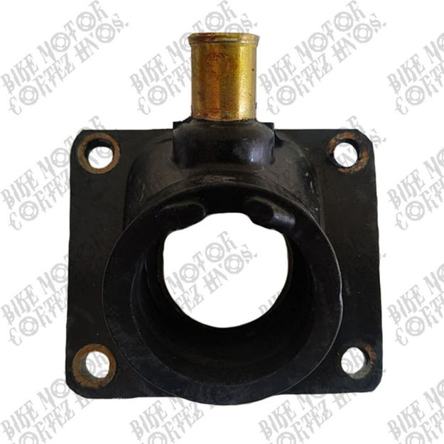 Imagen de Base Carburador Yamaha Rx115 Rx125 Rx135 Dte Calimatic Trail con Salida