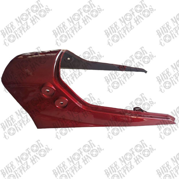 Imagen de Guardafango Posterior Cola Sillin Yamaha Rx100 Rx115 Rojo Vino Tinto Kanuni