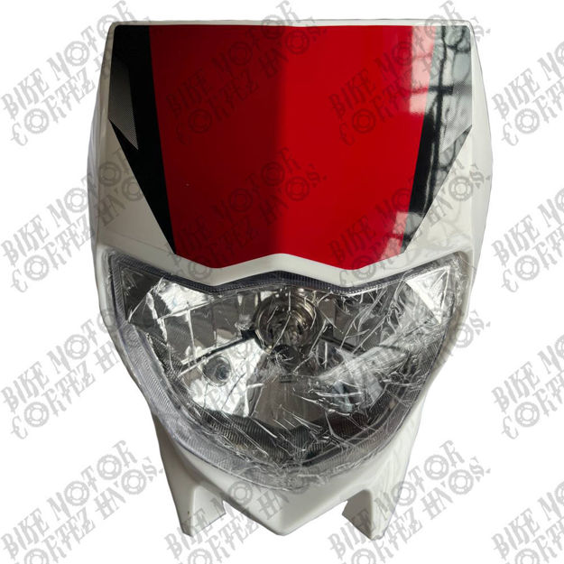 Imagen de Faro Mascarilla Completo Blanco Yamaha Xtz125 Kanuni