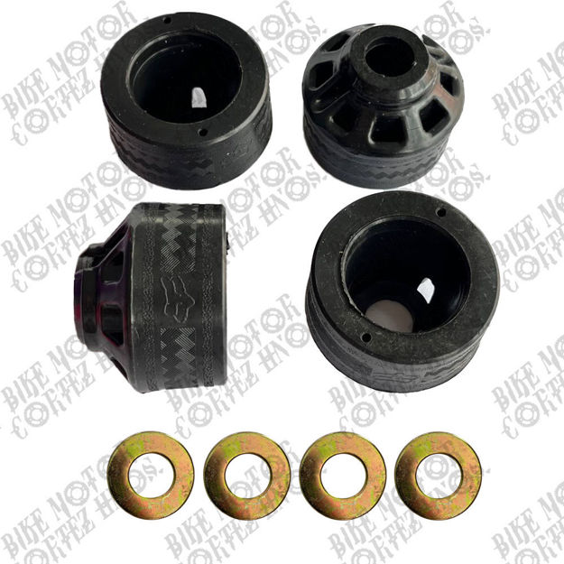 Imagen de Slider Universal Yamaha Dtk125 Dtk175 Calimatic Dte Suzuki Ts125 Ts185 Ax100 Dr200 Honda Tornado Xr250 Spools Negro