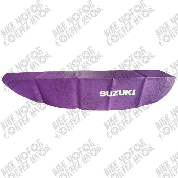 Imagen de Forro Montura Suzuki Ts125Cn Cr Morado Tapivan