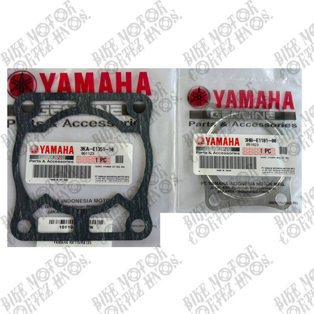 Imagen de Empaque Cilindro Cabezote Yamaha Rx115 Rx125 3HB-E1181-00 3KA-E1351-10 Yamaha Filipinas