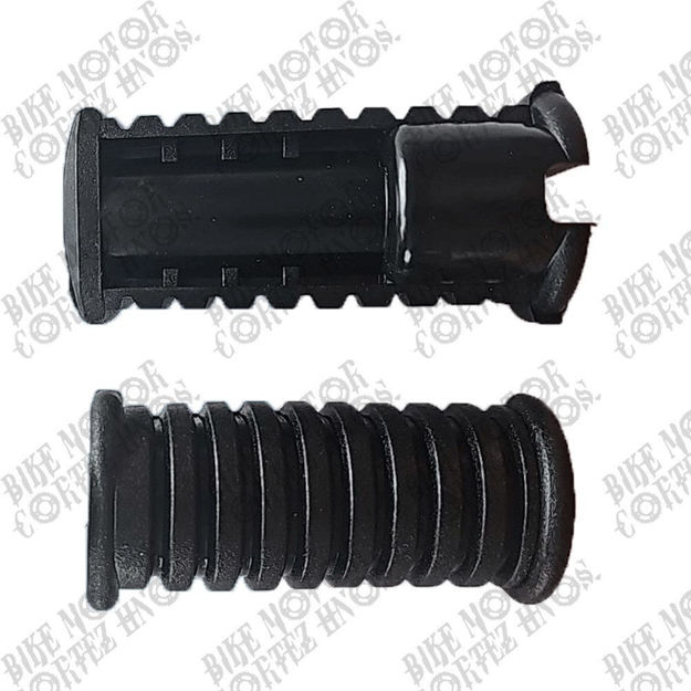 Imagen de Caucho Estribo Delantero Suzuki-Ax100 Rx100 Rx115 Rx125 Rx135 Par Darrow